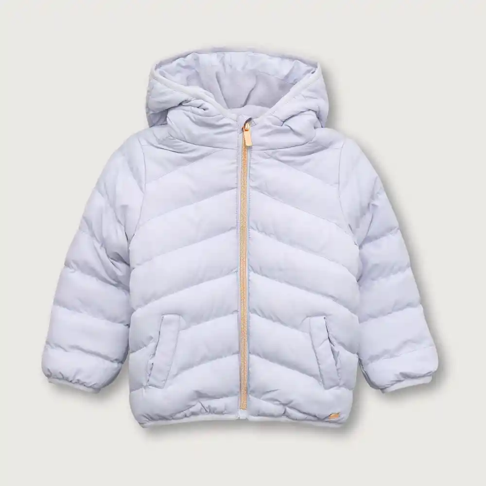 Parka Con Gorro De Niña Lila Talla 6 Meses