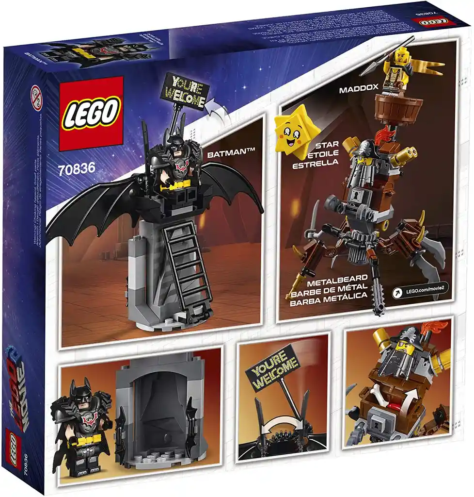 Lego Set de Construcción Batman y Barba Metálica