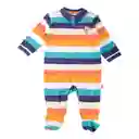 Pijama Osito Manga Larga Bebé Niño Azul Talla 9 M Pillin