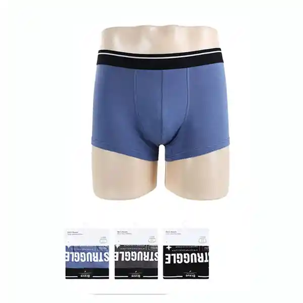 Boxer Liso Para Hombre Impreso Struggle M Miniso