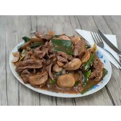 Carne champiñón