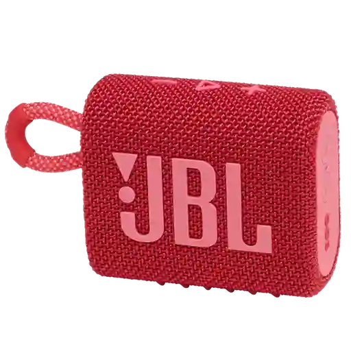 Parlante Jbl Portable Go3 Sin Micrófono 4.2w Rojo