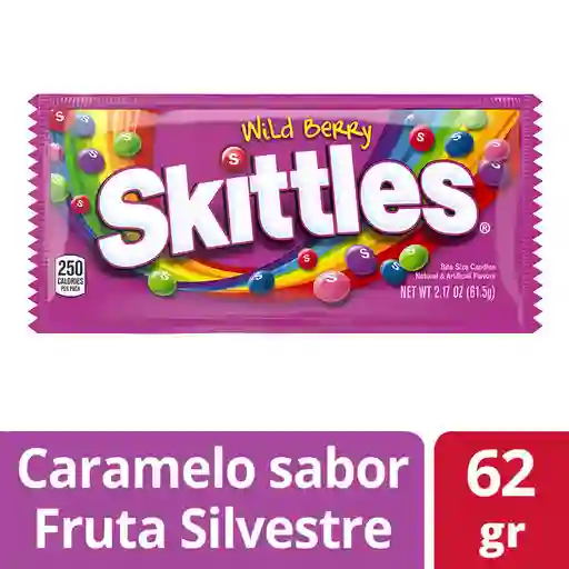 Skittles Caramelos Masticables Sabor a Frutas Silvestres