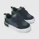 Zapatillas Para Niño 2 Velcros Urbana Azul Talla 24 Colloky