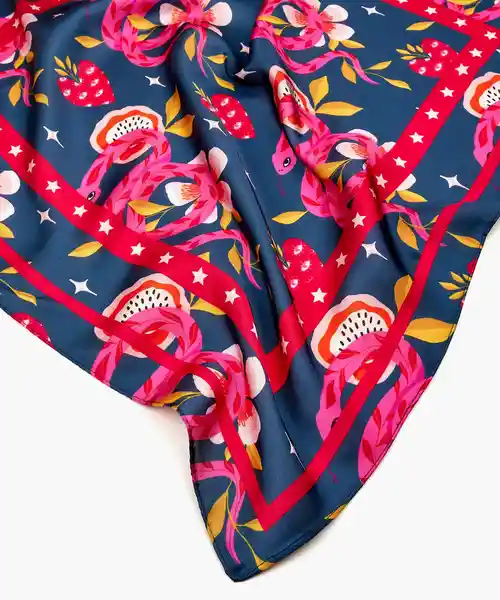 Lounge Bandana Ilustradora Rojo