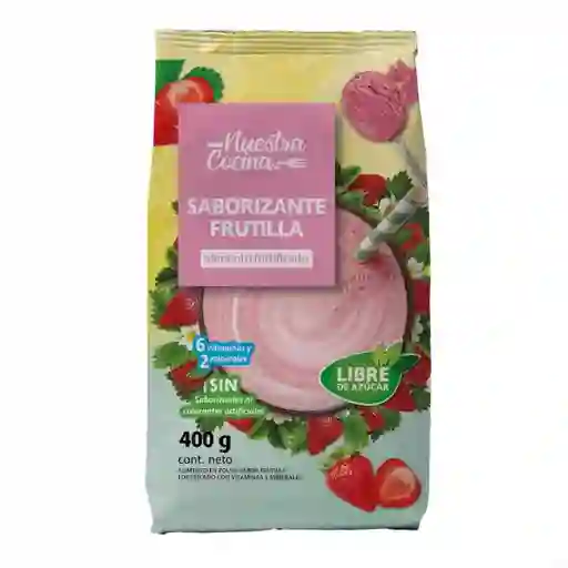 Nuestra Cocina Saborizante Sabor Frutilla Sin Azúcar