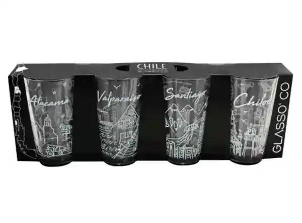 Glasso Set Vasos Collection Chile