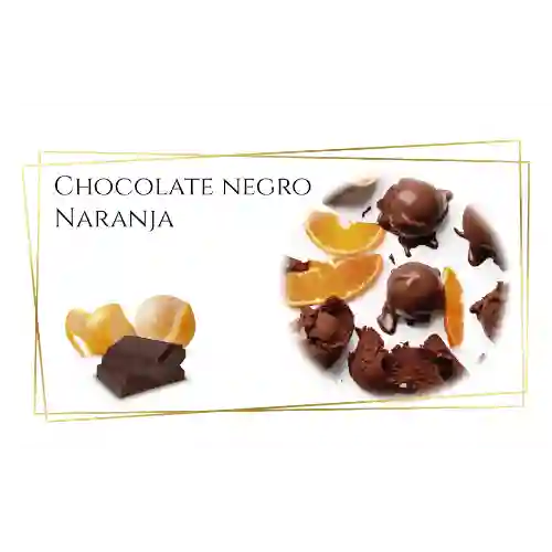 Helado Chocolate Negro Naranja - 500 ml