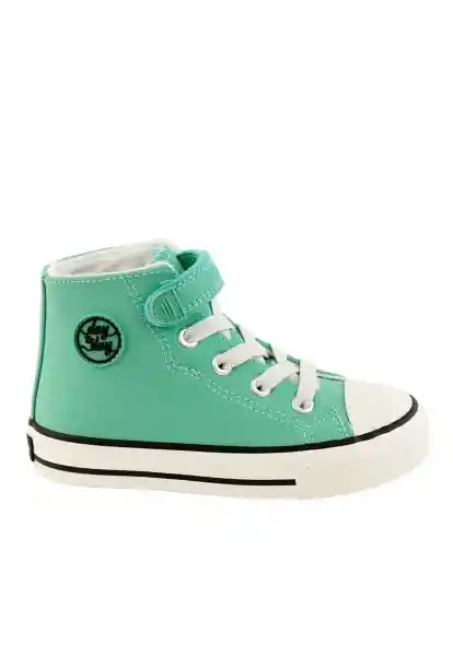 Zapatillas Day To Day Caña Velcro Niña Menta 34 942 Ficcus