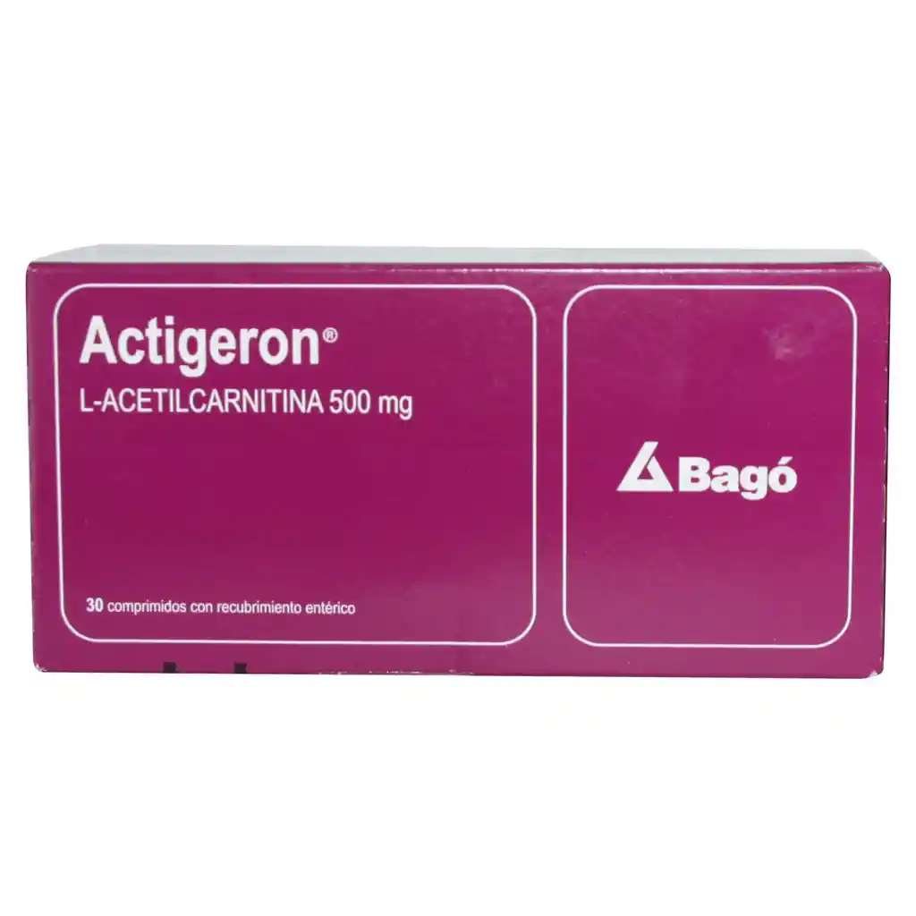 Actigeron 500 mg Comprimidos Con Recubrimiento Enterico