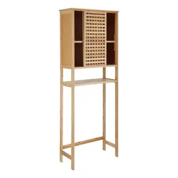 Casaideas Mueble Inodoro Con Puerta Café Diseño 0001