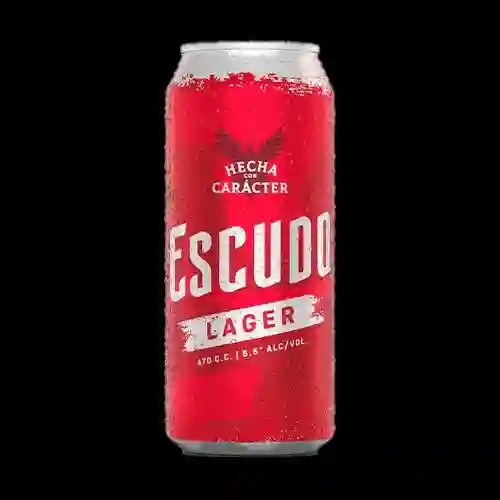 Cerveza Escudo Lata 350 ml 5.5 Alc