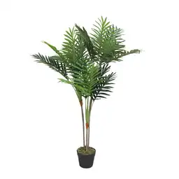 Palmera Artificial Hoja Tallo Tacto Real 115 cm