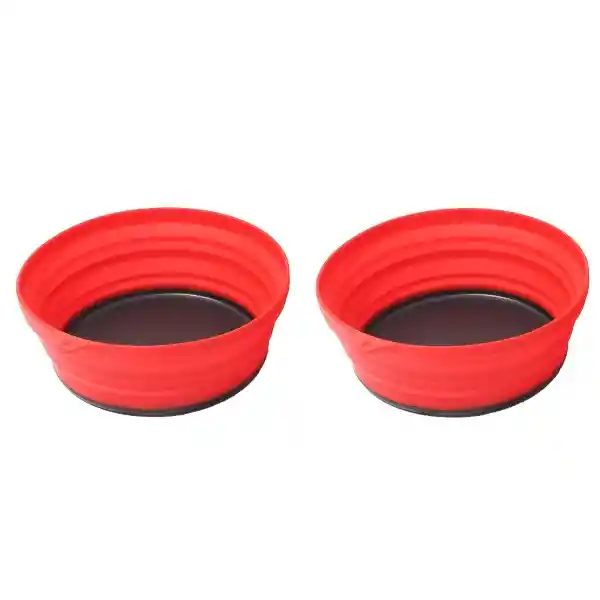 Set de Bowls Plegables Lúcuma Rojo Atakama Outdoor