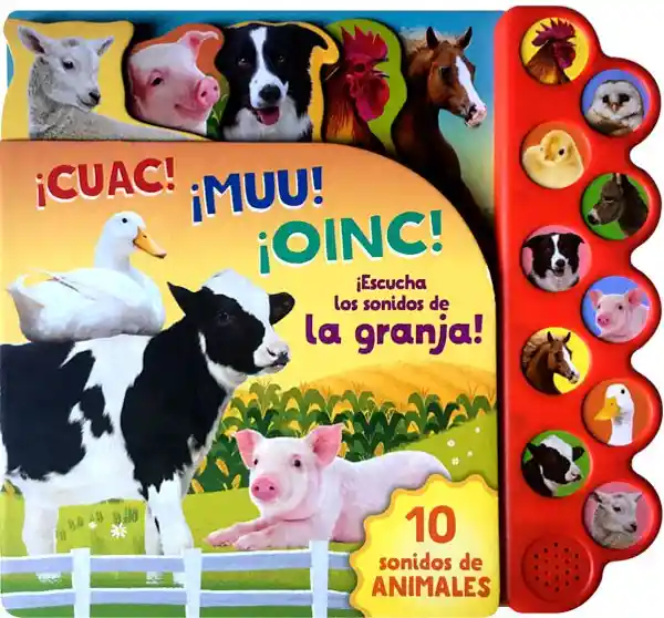 10 Sonidos De La Granja ¡cuac! ¡muu! ¡oinc!