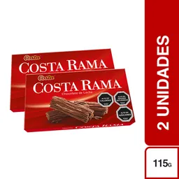 2 x Costa Chocolate de Leche Costa Rama