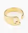 Lounge Anillo Ajustable Letra Q Dorado