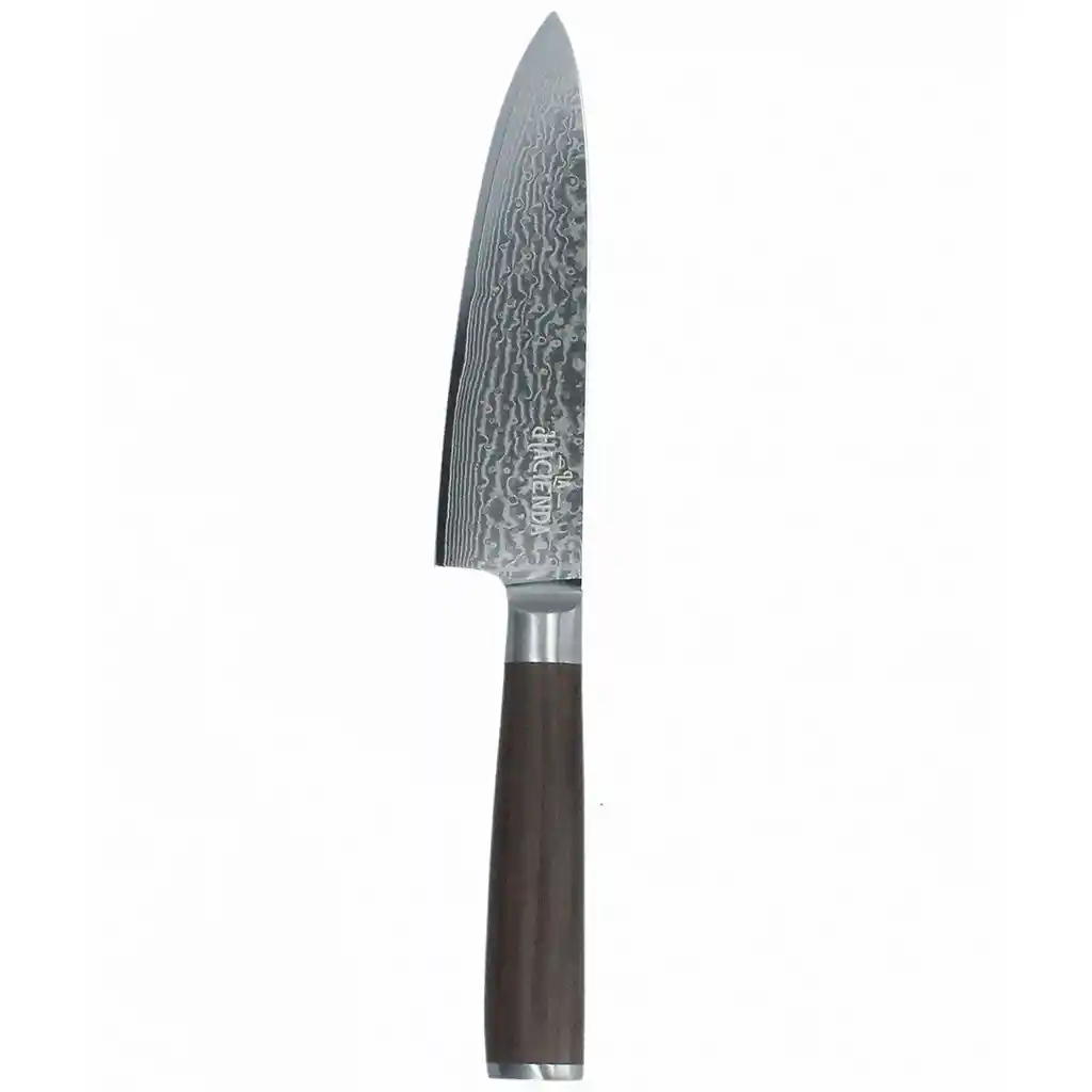 La Hacienda Cuchillo Chef Damascus Rosewood