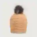 Gorro De Niña Lana Café Talla Xl