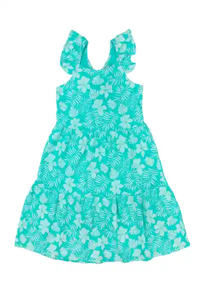 Vestido Vuelos Holiday Girls Menta Talla 08 - 357