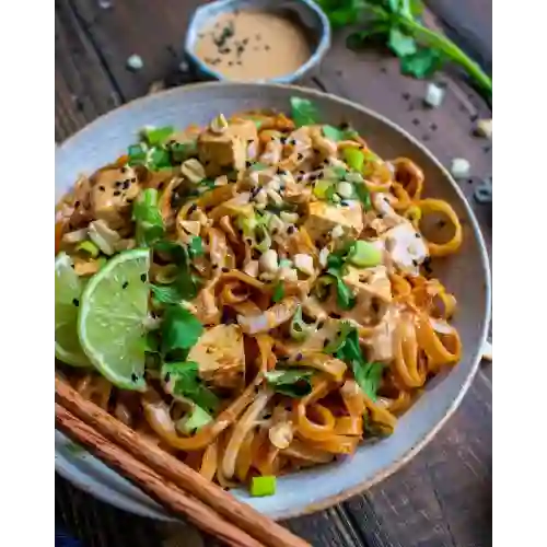 Pad Thai Tofu y Camarones