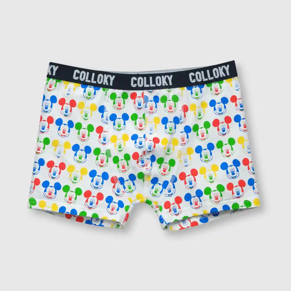 Pack Bóxer Mickey De Niño Multicolor Talla 10a