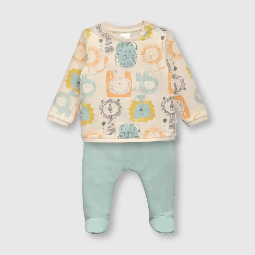 Clemente León De Bebe Niño Beige Talla 6/9m