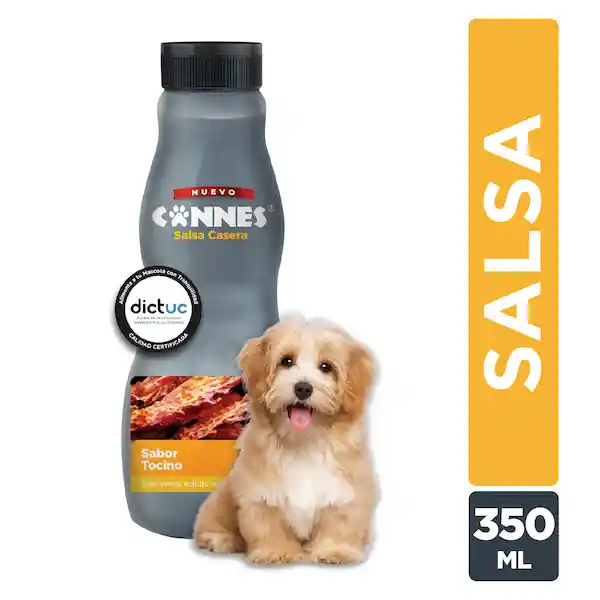 Cannes Salsa Casera para Perros Sabor Tocino