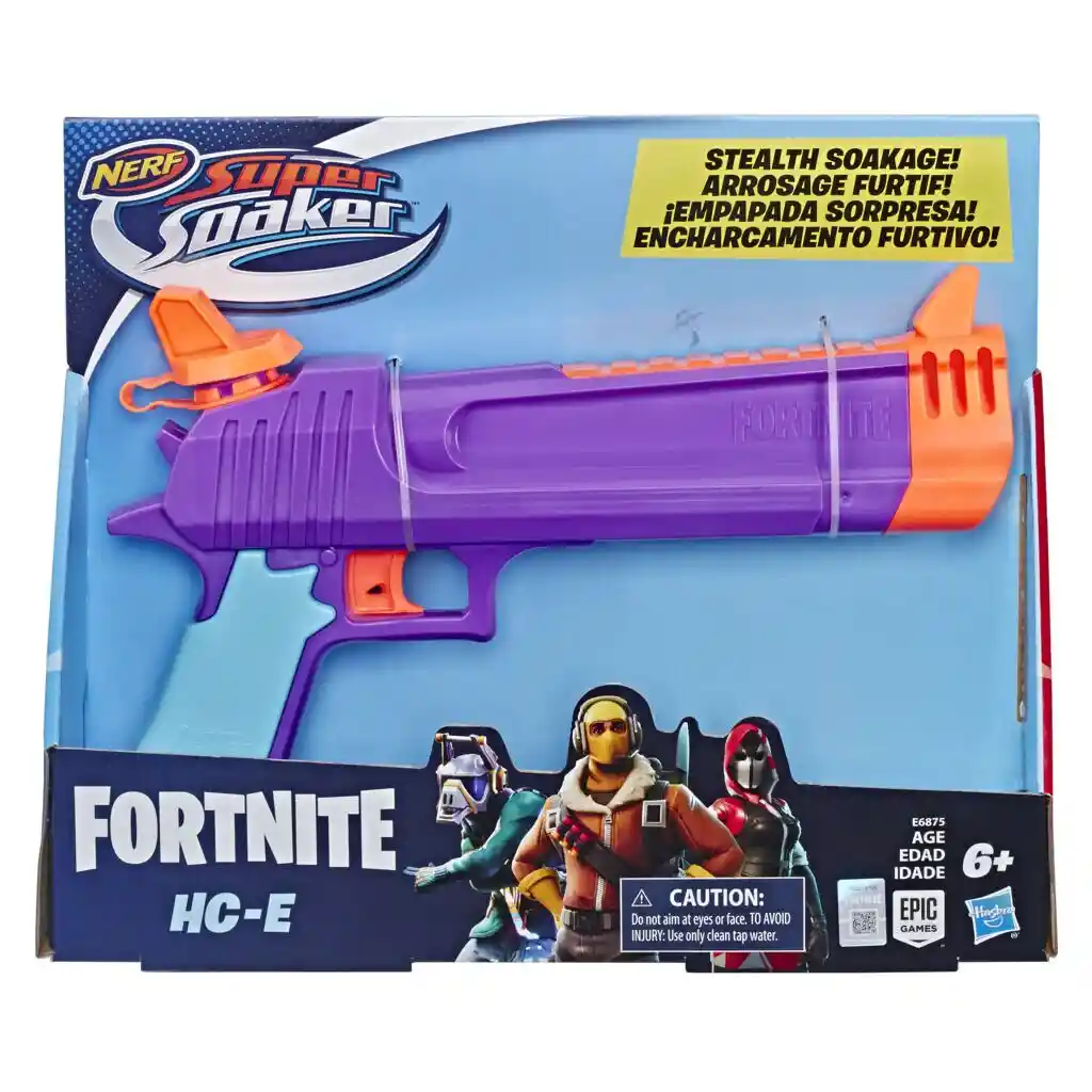 Nerf Lanzador Supersoaker Fortnite Hc-E (494436)