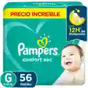 Pampers Pañal Confort Sec Talla G 