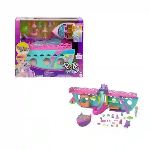 Polly Pocket Set de Juego Bote de Unicornio - HWP26