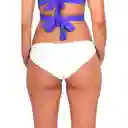 Bikini Calzón Con Drapeado Trasero Est. Azul Talla XL Samia