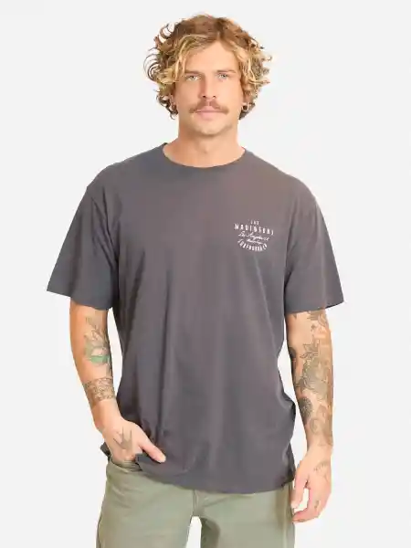 Maui Polera Manga Corta Gris Oscuro Kenia XL 5P171MV