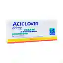 Laboratorio Chile Aciclovir Antiviral (200 mg) Comprimidos 