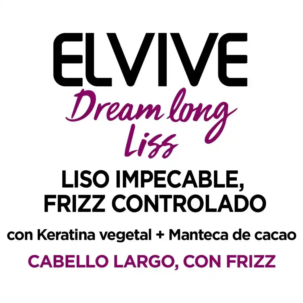 Loreal Paris-Elvive Shampoo Super Liss Dream Long 