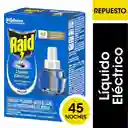 Insecticida Raid Mosquitos Líquido Eléctrico 45 Noches 32.9 mL