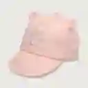 Gorro Jockey Gatito Niña Rosado Talla S Opaline