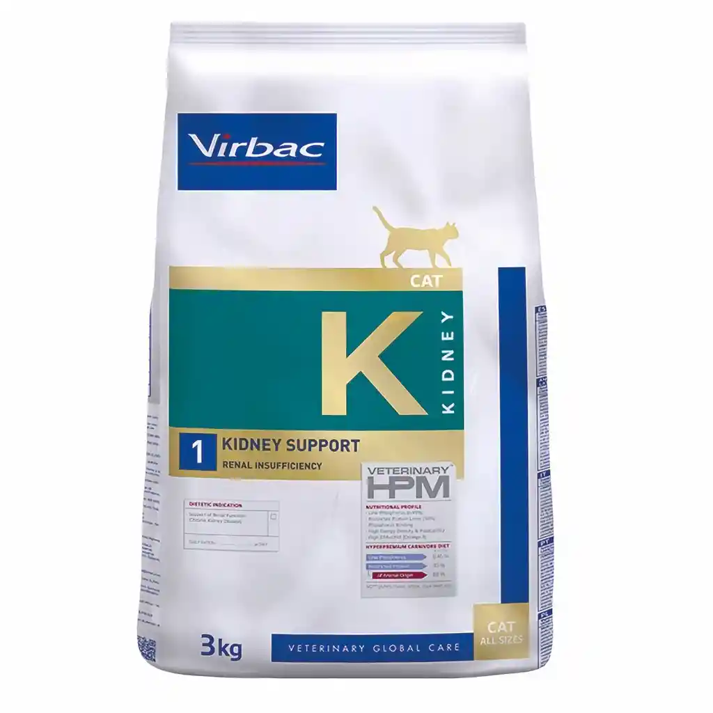 Virbac Hpm Alimento Para Gato Kidney Support