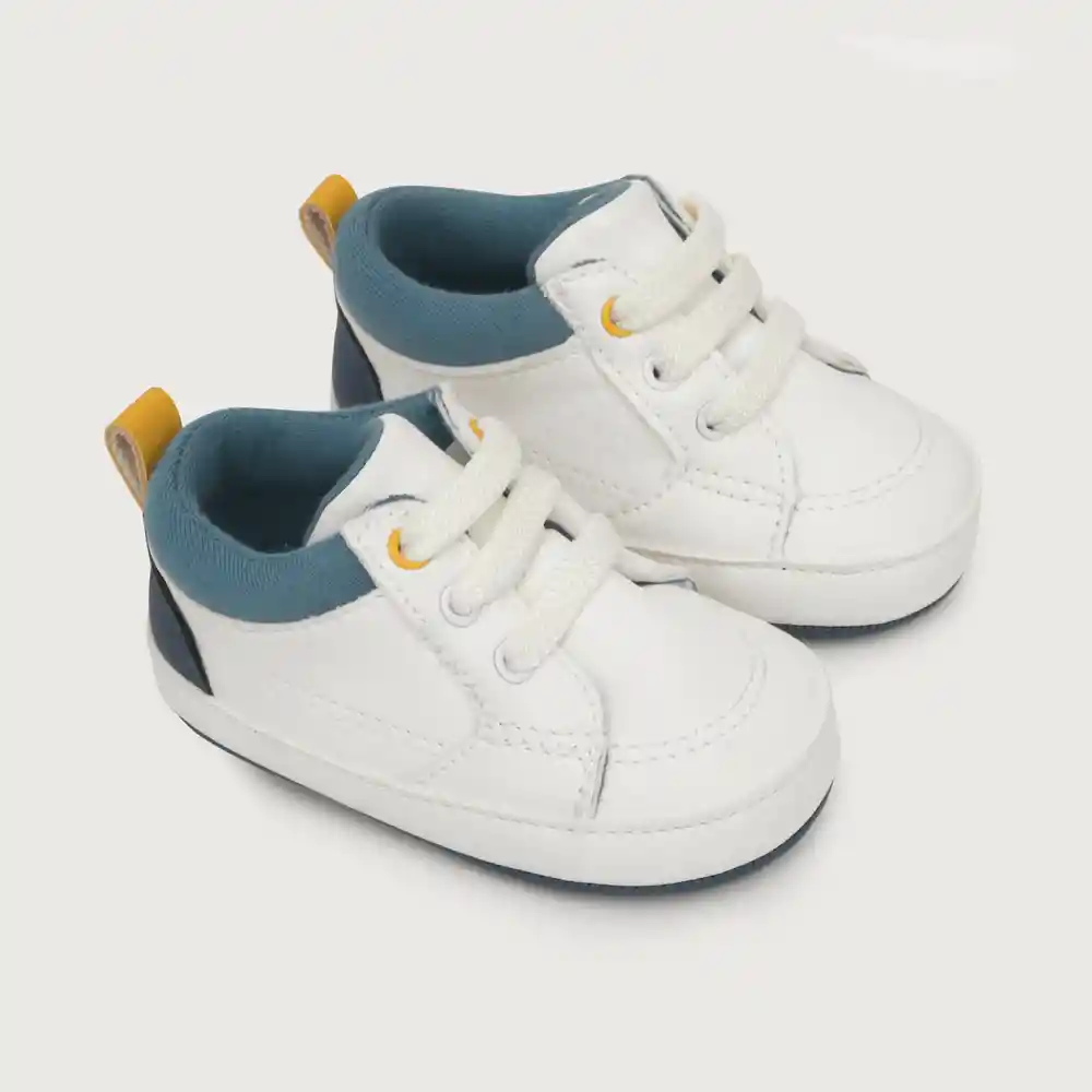 Zapatillas De Bebé Niño Blanco Talla 15