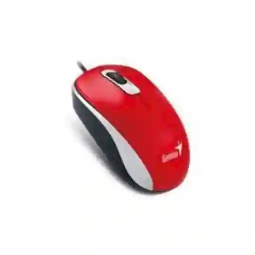 Mouse Clásico Usb Rojo Dx-110