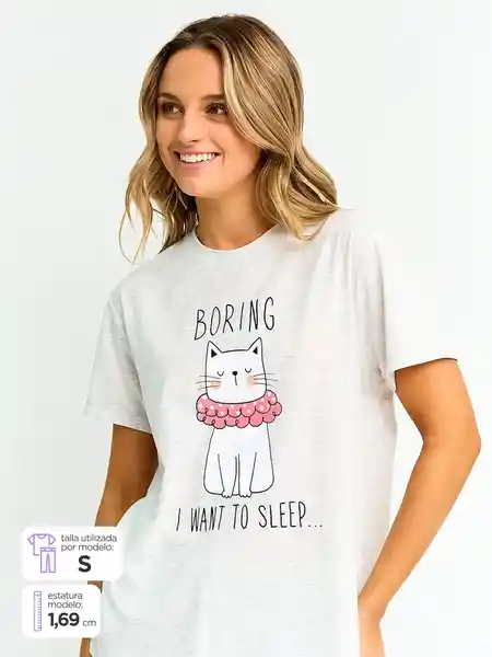 Index Top Manga Corta Newfit Atp Fb Gris Melangue M V26