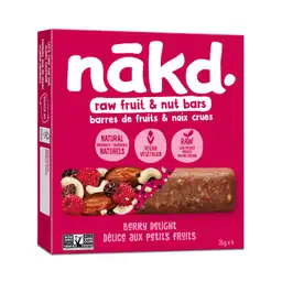 Nakd Barras de Cereal Berry Fruta 