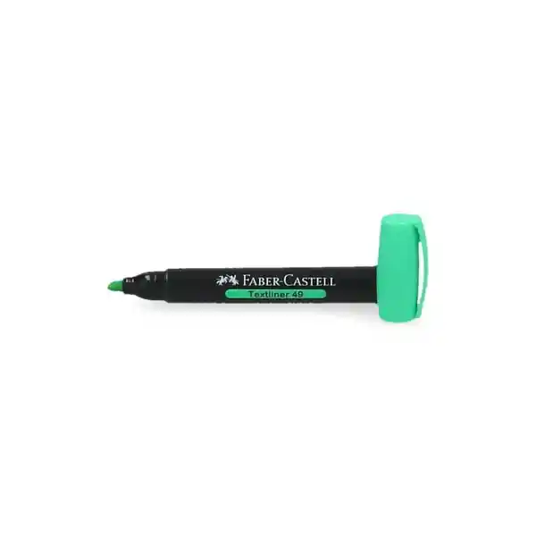 Faber Castell Destacador Escritorio Punta Biselada Verde