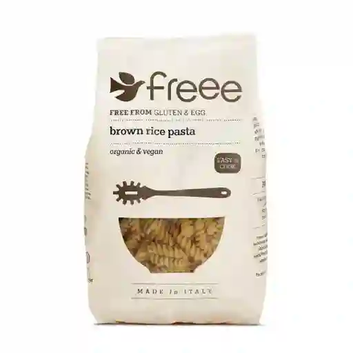 Freee Fusilli de Arroz Integral Sin Gluten