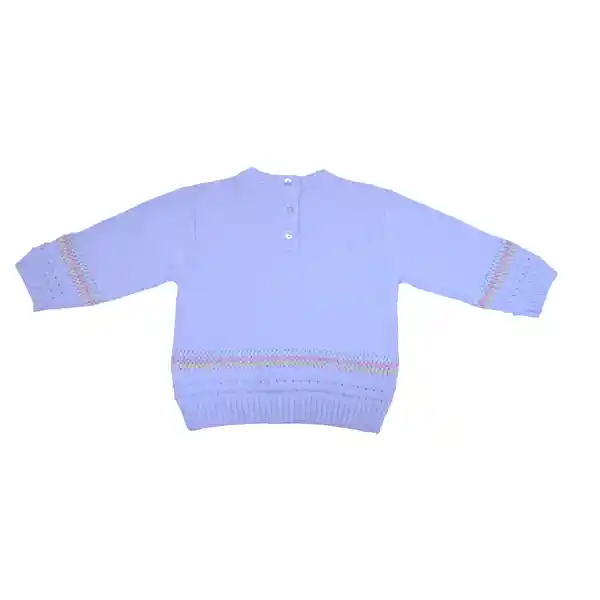 Chaleco Bebe Niña Celeste Pillin 4 a