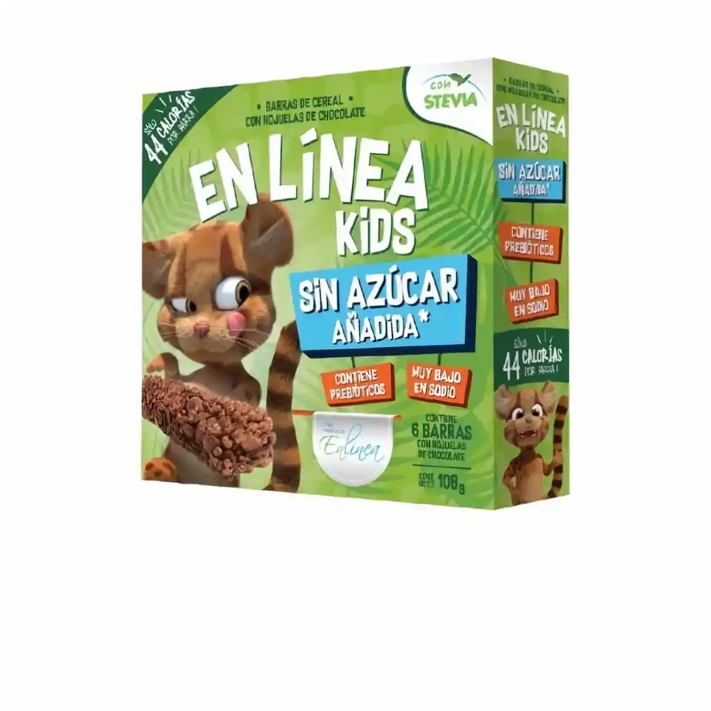 En Línea Barra Cereal Kids Chocolate Sin Azúcar