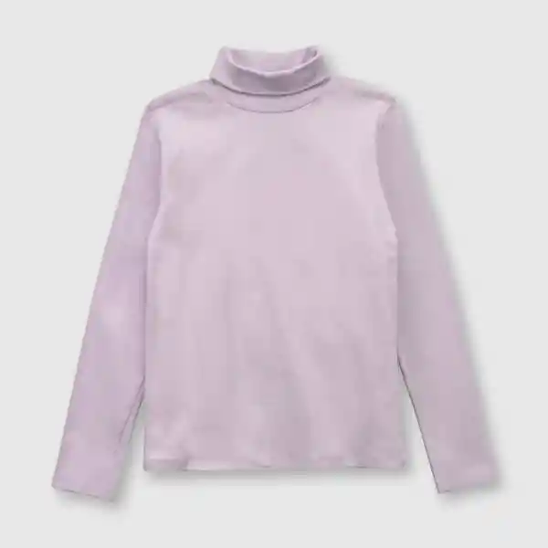 Polera Acanalada de Niña Violeta Talla 12A Colloky