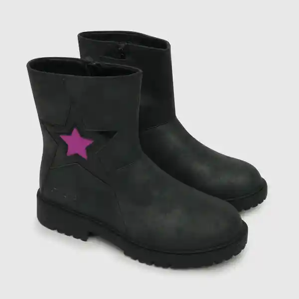 Botas Para Niña Negra Talla 33 Colloky