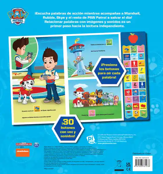 Paw Patrol Palabras en Acción