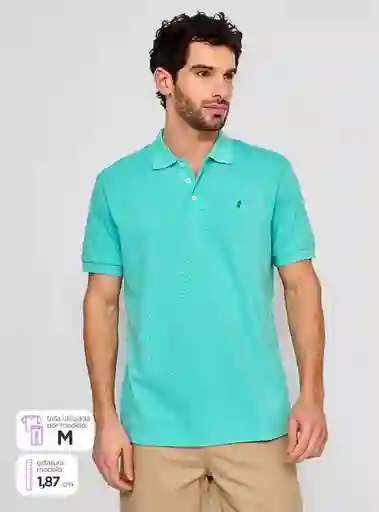 Kenneth Stevens Polerón Polo Manga Corta Jade Talla M SS24